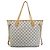 Louis Vuitton Damier Azur Neverfull MM Brown White