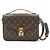 Louis Vuitton Monogram Pochette Metis MM Marrone