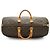Louis Vuitton Monogram Keepall 50 Marron Toile Cuir - vue 8