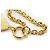 Chanel Collana con pendente Vintage CC a forma di diamante GP D'oro - vista 11
