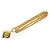 Chanel Collana con pendente Vintage CC a forma di diamante GP D'oro - vista 2