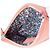 Chanel Neceser mini CC Four-Leaf Clover Coral Rosa Azul - vista 10