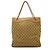 Gucci Tote Vintage GG Canvas con manici intrecciati Beige Marrone chiaro Marrone scuro
