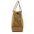 Gucci Tote Vintage GG Canvas con manici intrecciati Beige Marrone chiaro Marrone scuro - vista 3