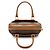 Céline Macadam Handbag Brown Canvas Leather - view 8