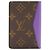 Louis Vuitton Monogram Macassar Organizer de Poche Brown Purple - view 2