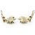 Chanel Orecchini a clip CC Camellia Flower in perle sintetiche GP Bianco D'oro - vista 8