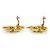 Chanel Orecchini a clip CC Flower D'oro - vista 10