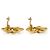 Chanel Orecchini a clip CC Flower D'oro - vista 8