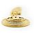 Chanel Vintage CC Sunburst Cut-out lange Halskette GP Golden - Ansicht 6