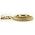 Chanel Vintage CC Sunburst Cut-out lange Halskette GP Golden - Ansicht 8