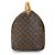 Louis Vuitton Monogram Keepall 60 Marron Toile Cuir - vue 4