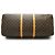 Louis Vuitton Monogram Keepall 60 Marron Toile Cuir - vue 5