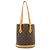 Louis Vuitton Monogram Marais Bucket PM Brown Beige