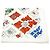 Hermès Pavois by Ledoux Silk Carre 90 Bianco Multicolore - vista 4