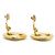 Chanel Brincos de pressão CC em forma de diamante GP Dourado - vista 10