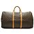 Louis Vuitton Monogram Keepall 60 Marron Toile et Cuir - vue 2