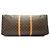 Louis Vuitton Monogram Keepall 60 Marron Toile et Cuir - vue 5