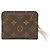 Louis Vuitton Monogram Porte Monnaie Insolite Compact Wallet Marrom Rosa