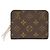 Louis Vuitton Monogram Porte Monnaie Insolite Compact Wallet Marrom Rosa - vista 2