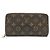 Louis Vuitton Portefeuille Zippy Long Monogram Marron