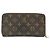 Louis Vuitton Portefeuille Zippy Long Monogram Marron - vue 2
