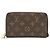 Louis Vuitton Monogram Zippy Compact Wallet Brown