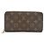 Louis Vuitton Portefeuille Zippy Long Monogram Marron
