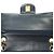 Chanel Bolsa de Ombro com Corrente Double Flap Matelassé 25 em pele de cordeiro Preto Bordeaux Azul marinho - vista 14