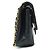 Chanel Bolsa de Ombro com Corrente Double Flap Matelassé 25 em pele de cordeiro Preto Bordeaux Azul marinho - vista 4