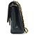 Chanel Bolsa de Ombro com Corrente Double Flap Matelassé 25 em pele de cordeiro Preto Bordeaux Azul marinho - vista 5