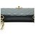 Chanel Bolsa de Ombro com Corrente Double Flap Matelassé 25 em pele de cordeiro Preto Bordeaux Azul marinho - vista 9