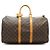 Louis Vuitton Monogram Keepall 45 Marrón Lona y Cuero Castaño - vista 2