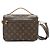 Louis Vuitton Monogram Pochette Metis MM Castaño - vista 2
