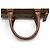 Fendi Sac Mini Boston Zucca Velvet Marron - vue 10