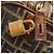Fendi Sac Mini Boston Zucca Velvet Marron - vue 12