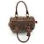 Fendi Sac Mini Boston Zucca Velvet Marron - vue 8