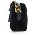 Gucci Borsa a tracolla Camera GG Marmont in velluto Nero Rosa - vista 4
