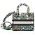 Lady Dior Medium Embroidered D-Lite Blanco Multicolor - vista 2