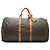 Louis Vuitton Monogram Keepall 55 Marrone Tela Pelle
