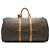 Louis Vuitton Monogram Keepall 55 Marrone Tela Pelle - vista 2