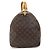 Louis Vuitton Monogram Keepall 55 Marrone Tela Pelle - vista 4