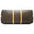 Louis Vuitton Monogram Keepall Bandouliere 60 Castaño - vista 6