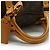 Louis Vuitton Monogram Keepall Bandouliere 60 Castaño - vista 10