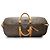 Louis Vuitton Monogram Keepall Bandouliere 60 Castaño - vista 8
