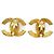 Chanel Vintage CC Woven Clip-on Ohrringe GP Golden - Ansicht 2