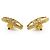 Chanel Vintage CC Woven Clip-on Ohrringe GP Golden - Ansicht 3