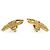 Chanel Vintage CC Woven Clip-on Ohrringe GP Golden - Ansicht 5