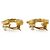 Chanel Vintage CC Woven Clip-on Ohrringe GP Golden - Ansicht 6