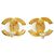 Chanel Vintage CC Woven Clip-on Ohrringe GP Golden - Ansicht 7